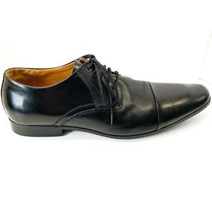 Bar III Men's JADON Black Oxford Dress Shoes Size 12 M Excellent Condition